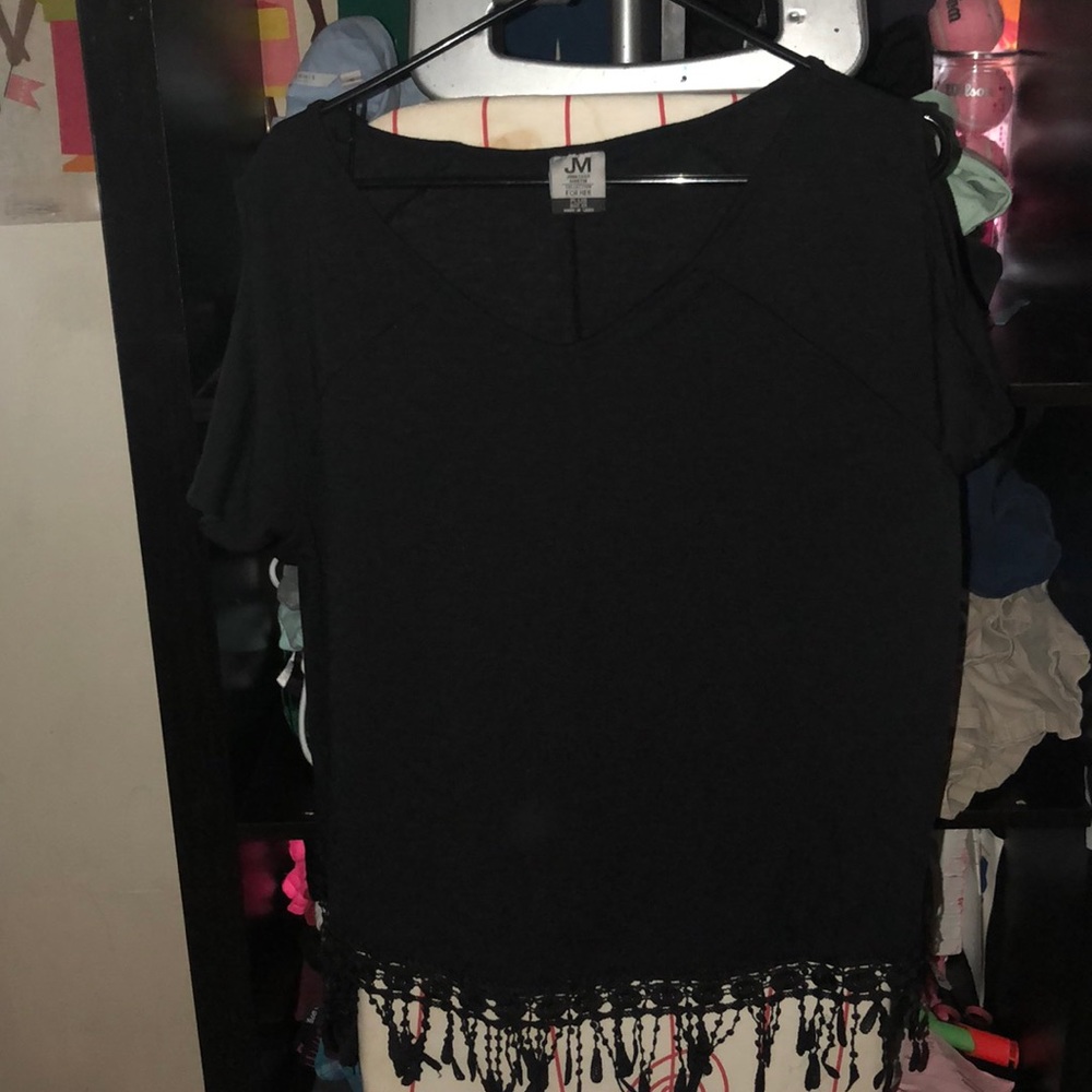 Black Off The Shoulder Blouse